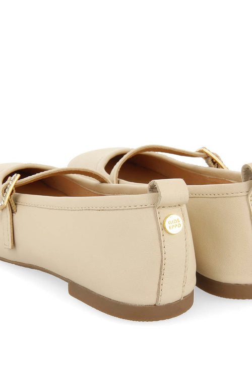 CHAUSSONS DE BALLET AVEC STRASS EN CUIR PALERME