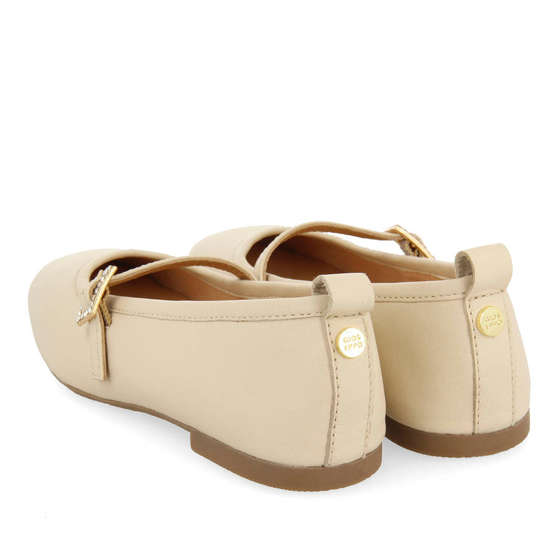 BALLET SLIPPERS WITH STRASS IN LEATHER PALERMO