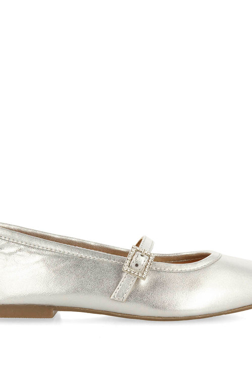 CHAUSSONS DE BALLET AVEC STRASS EN CUIR PALERME