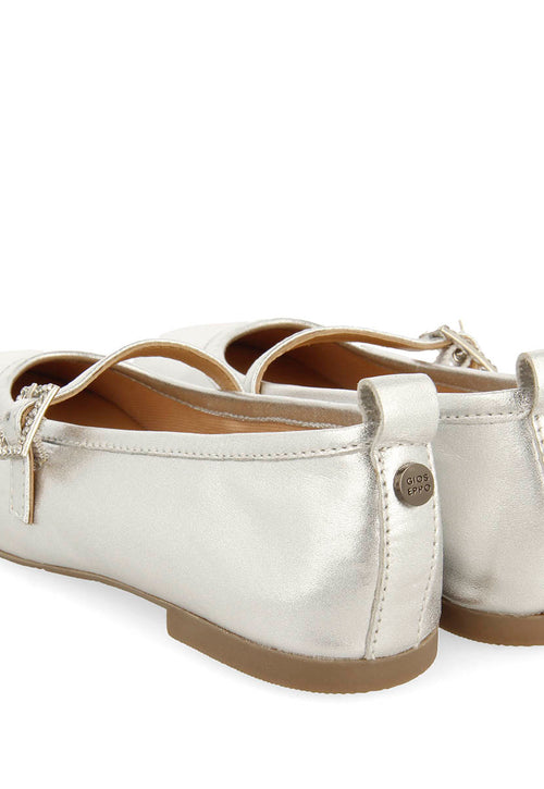 CHAUSSONS DE BALLET AVEC STRASS EN CUIR PALERME