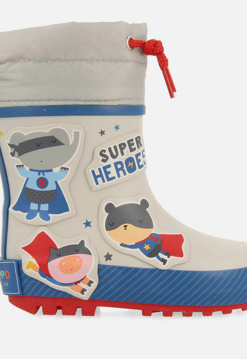 BOTAS DE AGUA PARCHES SUPERHÉROES HAGUE