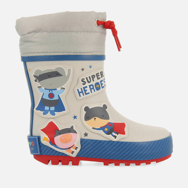 BOTAS DE AGUA PARCHES SUPERHÉROES HAGUE