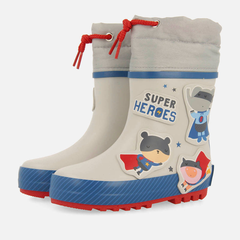 BOTAS DE AGUA PARCHES SUPERHÉROES HAGUE