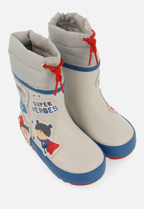 BOTAS DE AGUA PARCHES SUPERHÉROES HAGUE