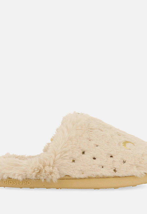 PLUSH SLIPPERS WITH STAR LETENYE