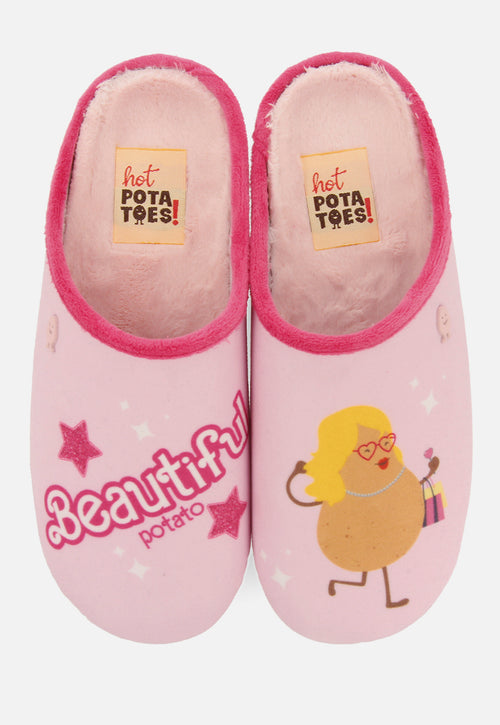 PINK HOUSE SLIPPERS MESSAGE GLENVILLE