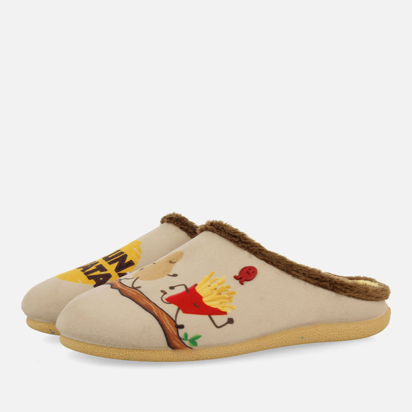 ZAPATILLAS DE CASA MENSAJE HAKUNA PATATA TISZALOK