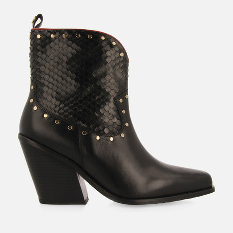 BOTINES COWBOY PIEL TACÓN SAGERBY