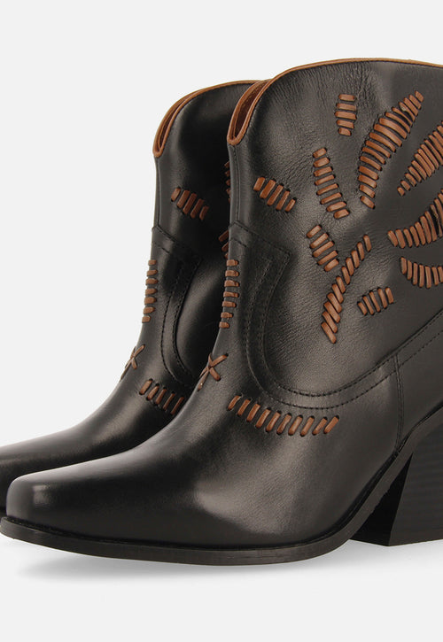 COWBOY BOOTS EMBROIDERED LEATHER RAJEC