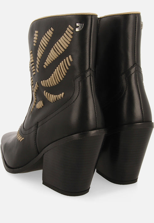 COWBOY BOOTS EMBROIDERED LEATHER RAJEC