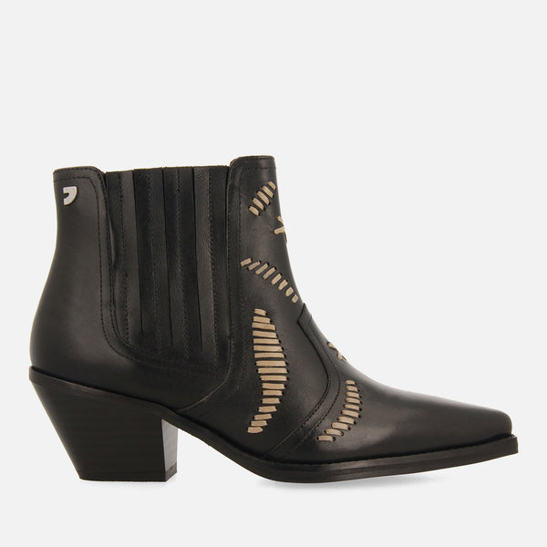 BOTINES COWBOY BORDADO PIEL SIKLOS