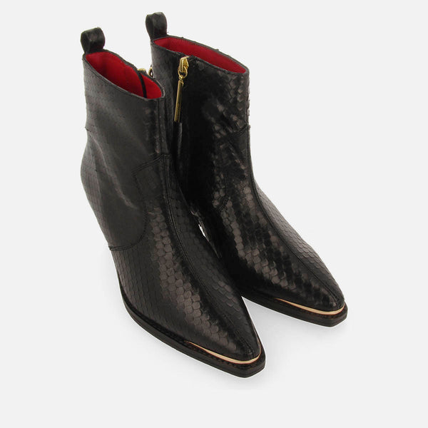 COWBOY LEATHER HEEL BOOTS SMYRNA