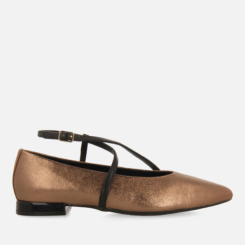 BAILARINAS METALIZADAS PIEL TURKEVE