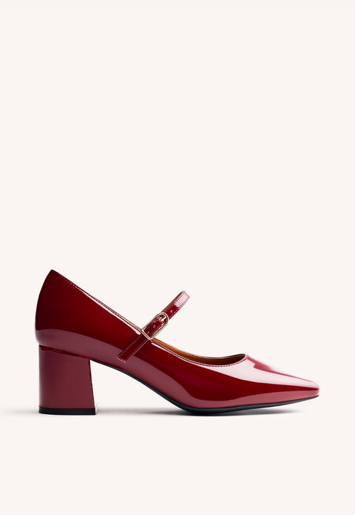 PATENT LEATHER EFFECT MARY-JANES WINDHAM