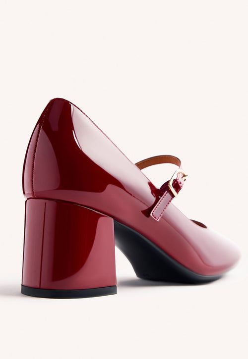 PATENT LEATHER EFFECT MARY-JANES WINDHAM