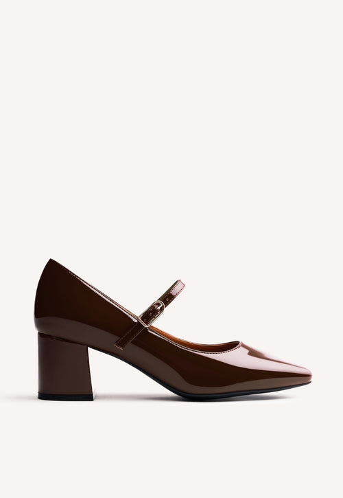 PATENT LEATHER EFFECT MARY-JANES WINDHAM