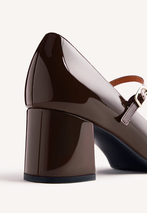 PATENT LEATHER EFFECT MARY-JANES WINDHAM