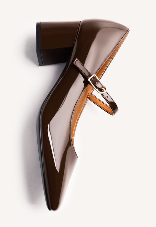 PATENT LEATHER EFFECT MARY-JANES WINDHAM