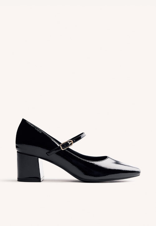 PATENT LEATHER EFFECT MARY-JANES WINDHAM