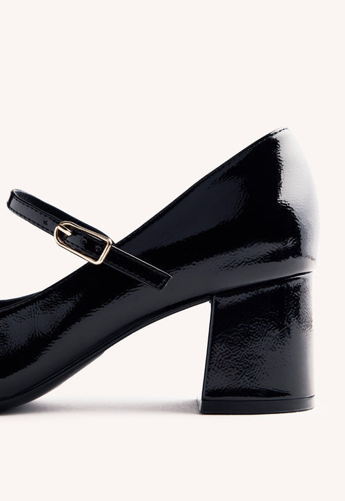 PATENT LEATHER EFFECT MARY-JANES WINDHAM