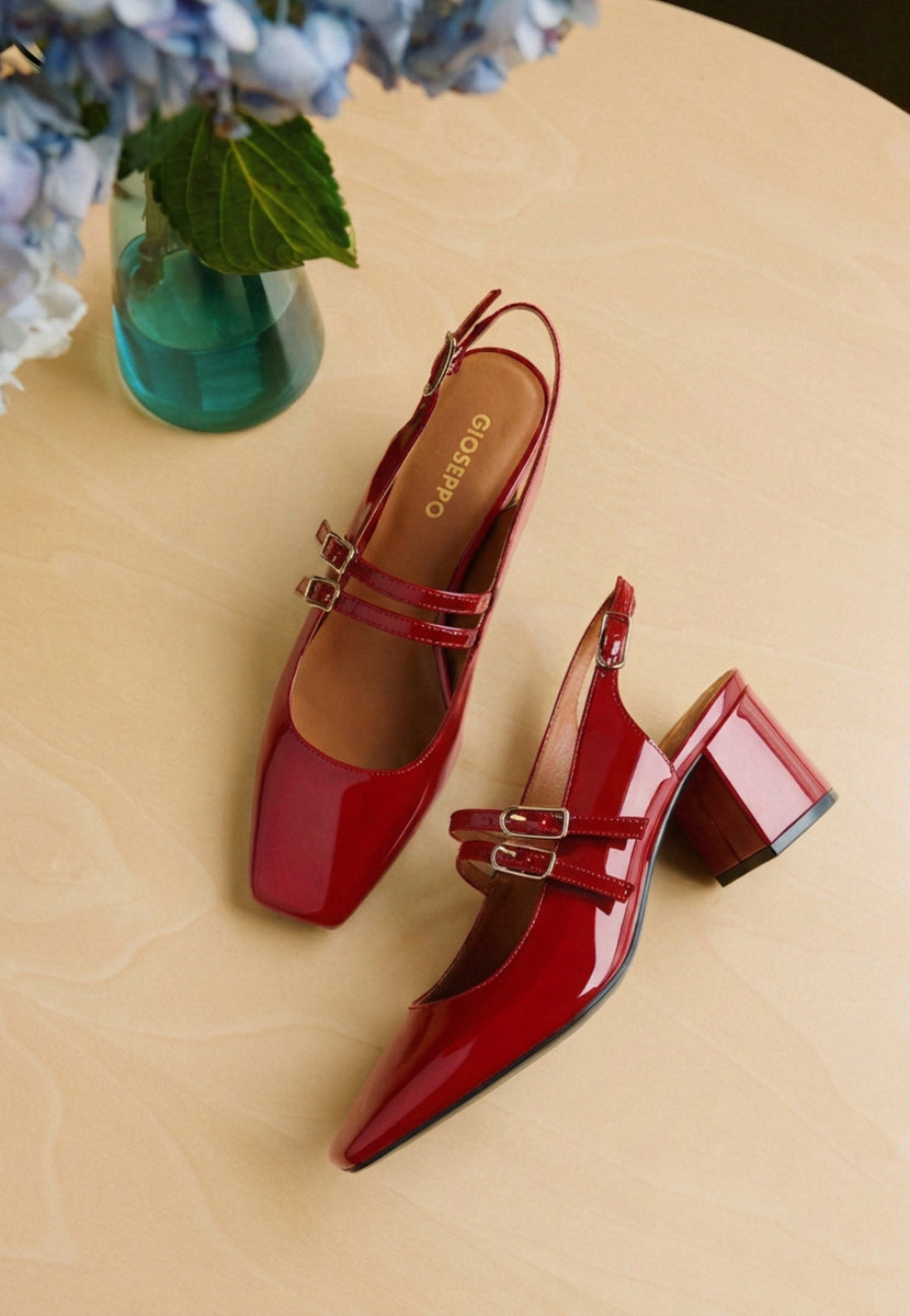 SCARPE TACCO EFFETTO VERNICE SODUS