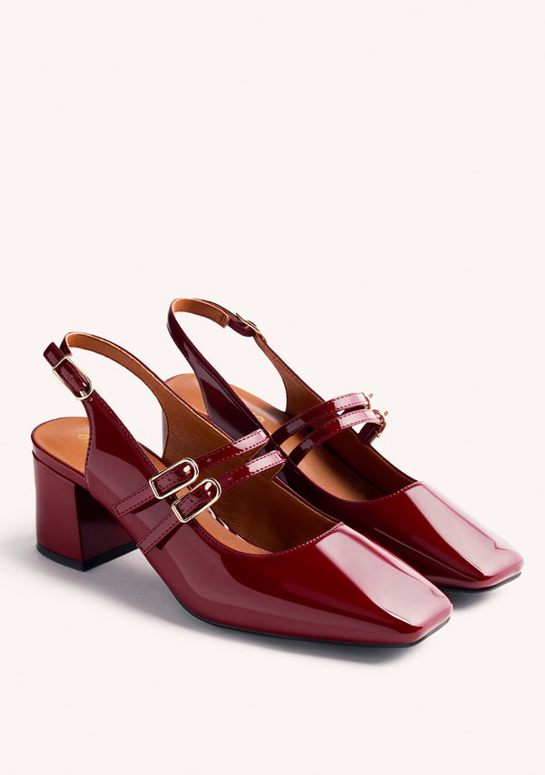 BALLERINES EFFET CUIR VERNI SODUS