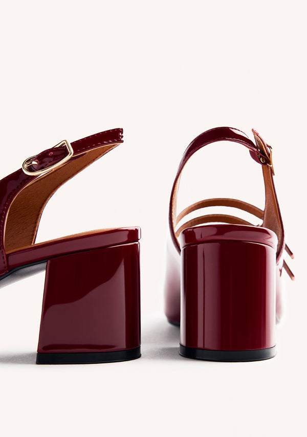 BALLERINES EFFET CUIR VERNI SODUS