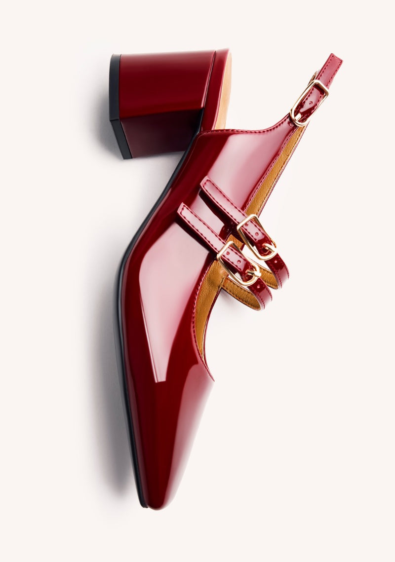 BALLERINES EFFET CUIR VERNI SODUS