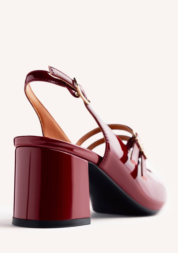 BALLERINES EFFET CUIR VERNI SODUS