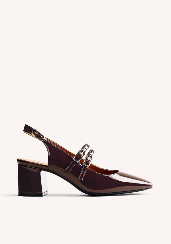 BALLERINES EFFET CUIR VERNI SODUS