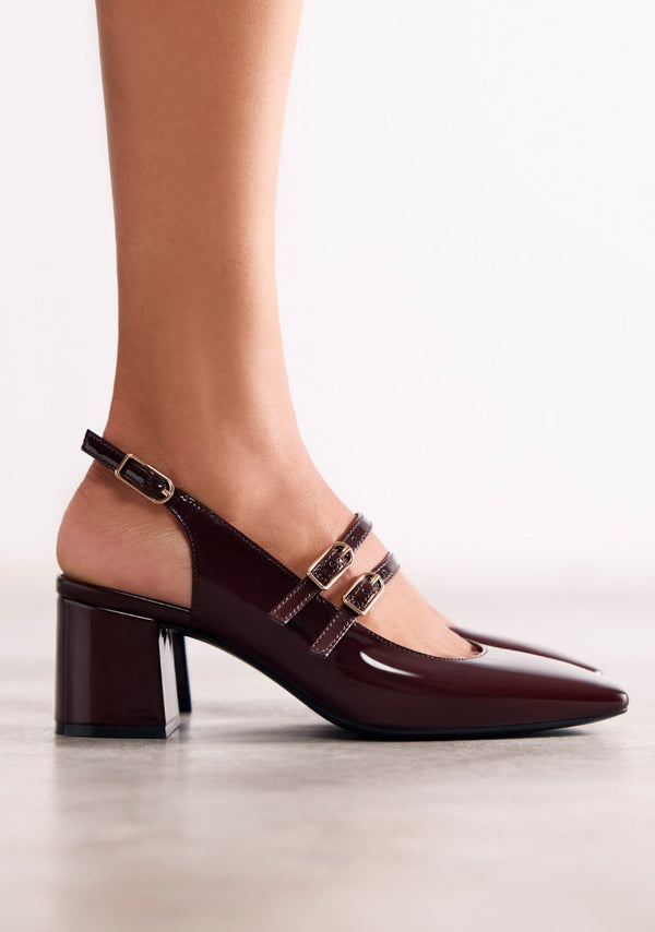 BALLERINES EFFET CUIR VERNI SODUS