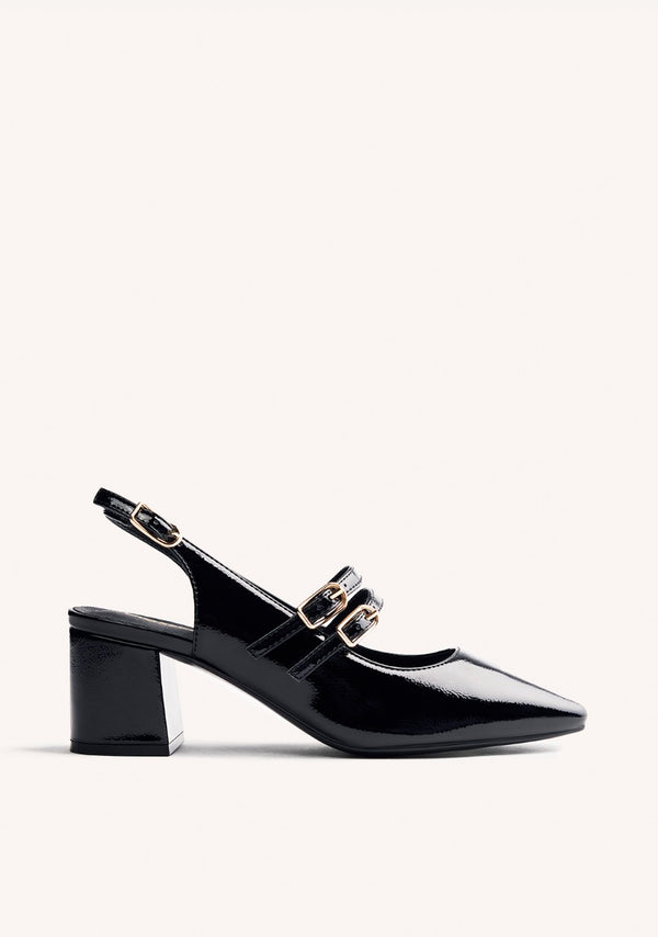 BALLERINES EFFET CUIR VERNI SODUS