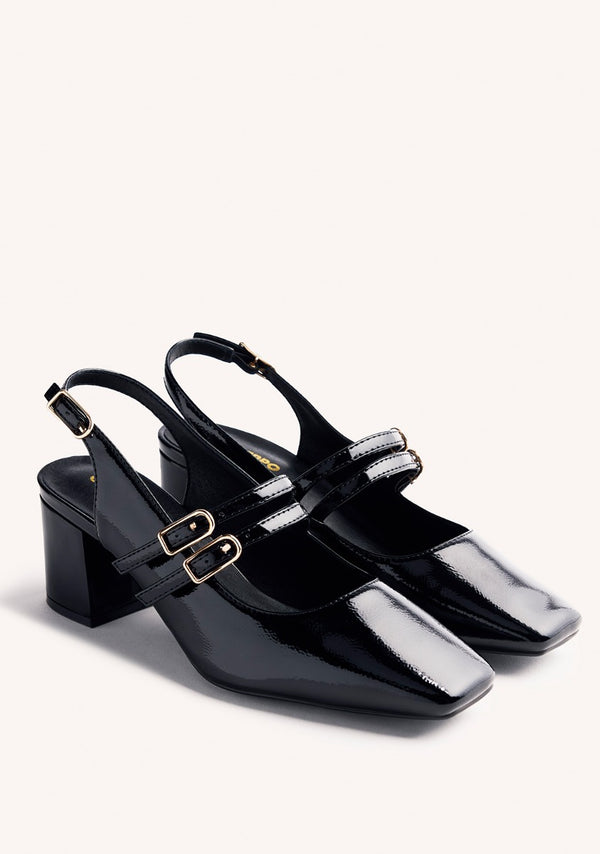 BALLERINES EFFET CUIR VERNI SODUS