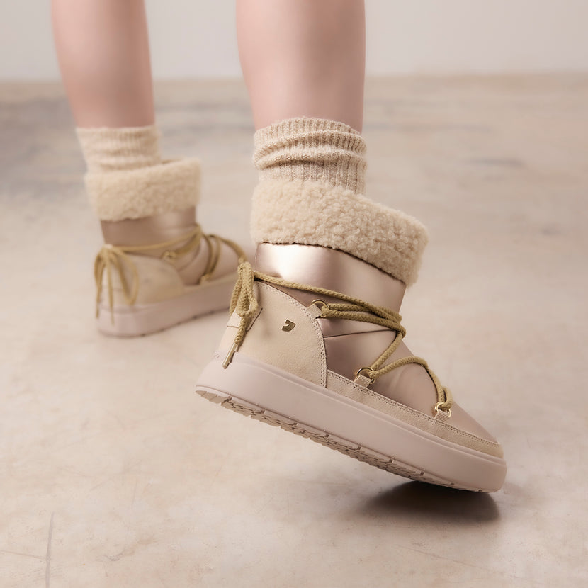 BOTAS METALIZADAS ESTILO APRÈS SKI BORREGUITO WOLCOTT