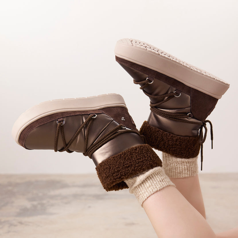 BOTAS METALIZADAS ESTILO APRÈS SKI BORREGUITO WOLCOTT