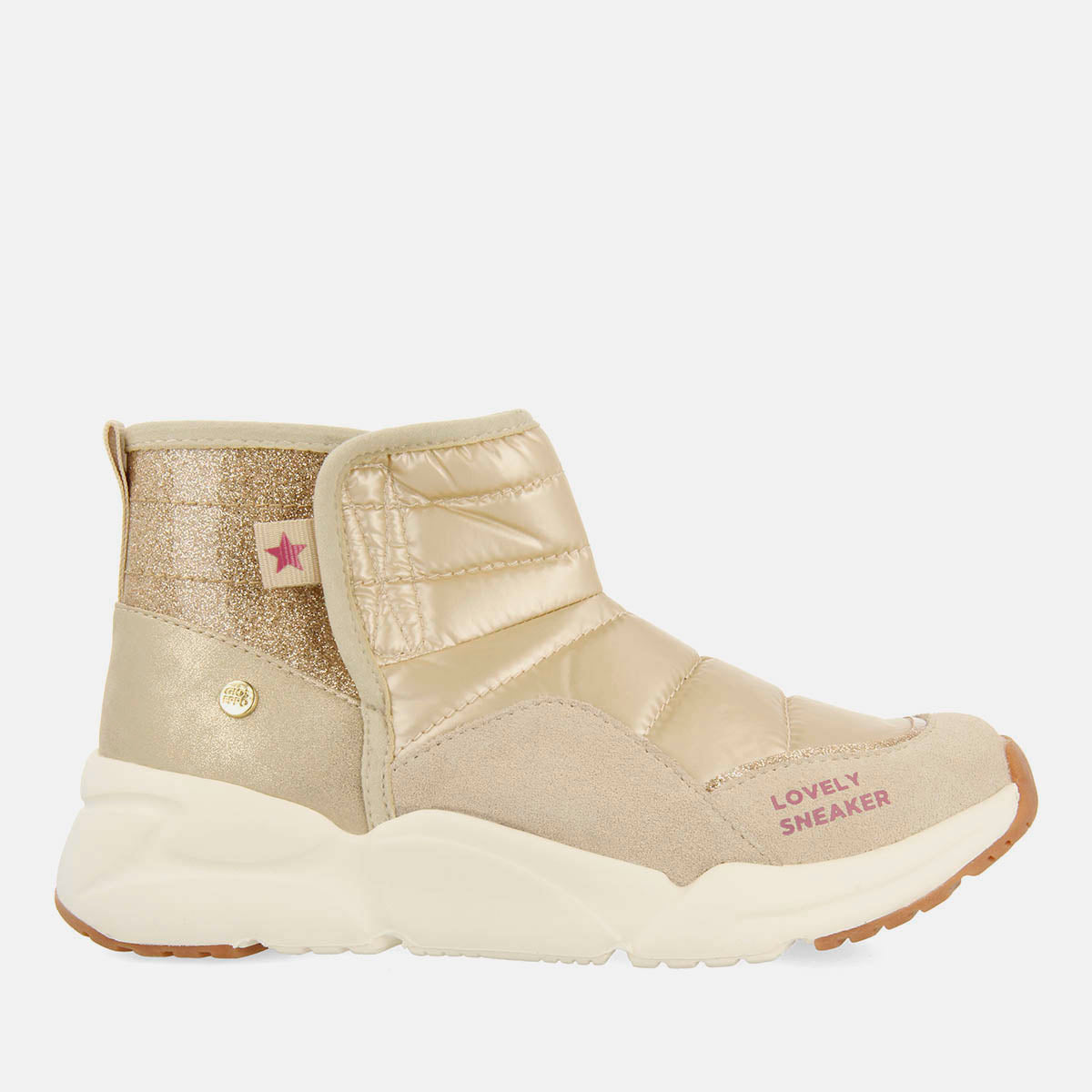 QUILTED METALLIC UDBY BOOTS