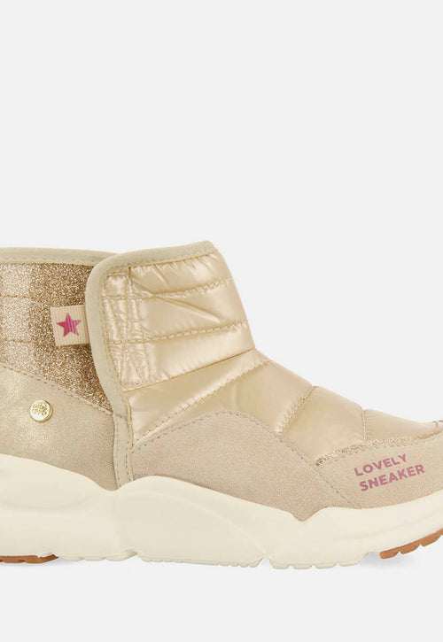 QUILTED METALLIC UDBY BOOTS