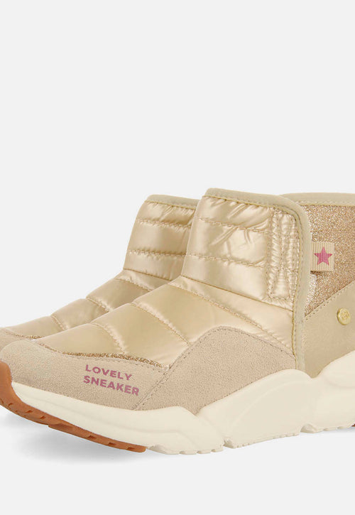 QUILTED METALLIC UDBY BOOTS