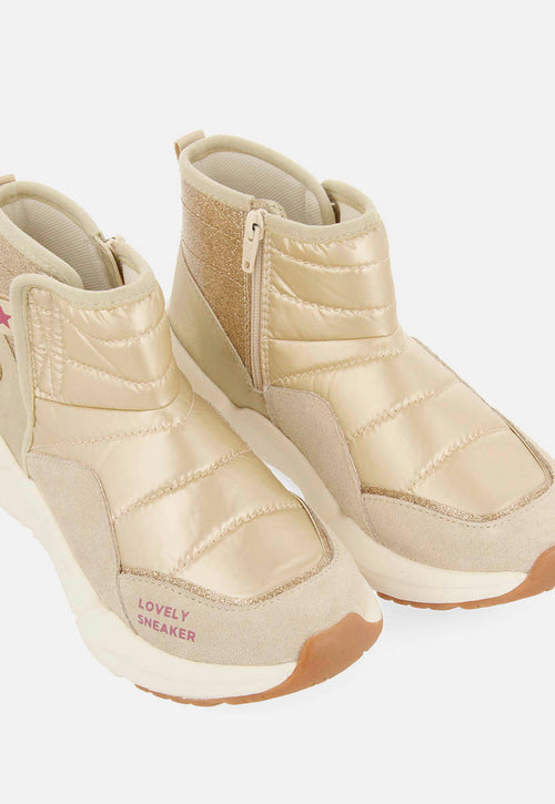 QUILTED METALLIC UDBY BOOTS
