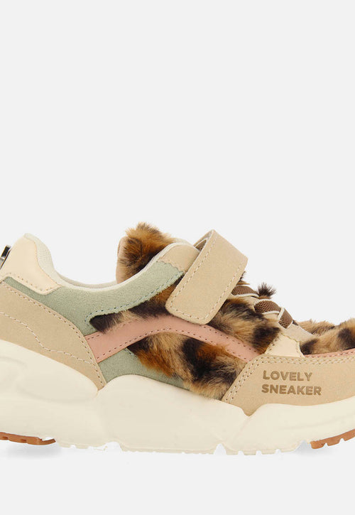 SNEAKERS PELO ESTAMPADO LEOPARDO LIPANY