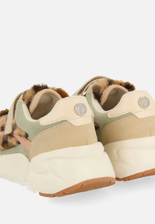 SNEAKERS PELO ESTAMPADO LEOPARDO LIPANY