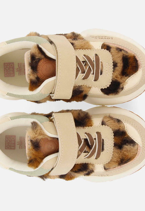 SNEAKERS PELO ESTAMPADO LEOPARDO LIPANY