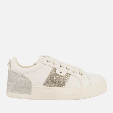 SCARPE DA TENNIS CON GLITTER E STRASS SLIAC