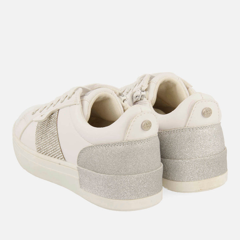 SCARPE DA TENNIS CON GLITTER E STRASS SLIAC