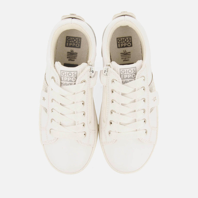 SCARPE DA TENNIS CON GLITTER E STRASS SLIAC