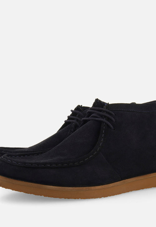 BOYLSTON WALLABEE STYLE LEATHER BOOTS