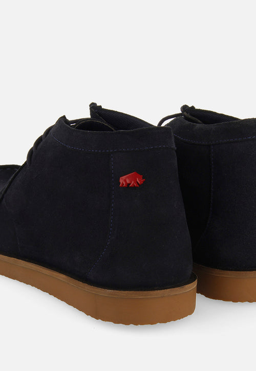 BOYLSTON WALLABEE STYLE LEATHER BOOTS