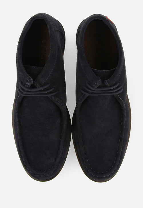BOYLSTON WALLABEE STYLE LEATHER BOOTS