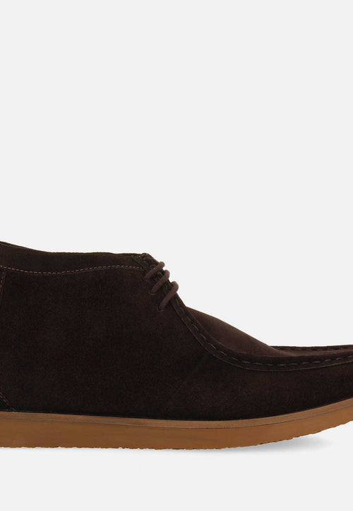 BOTAS DE COURO ESTILO WALLABEE BOYLSTON