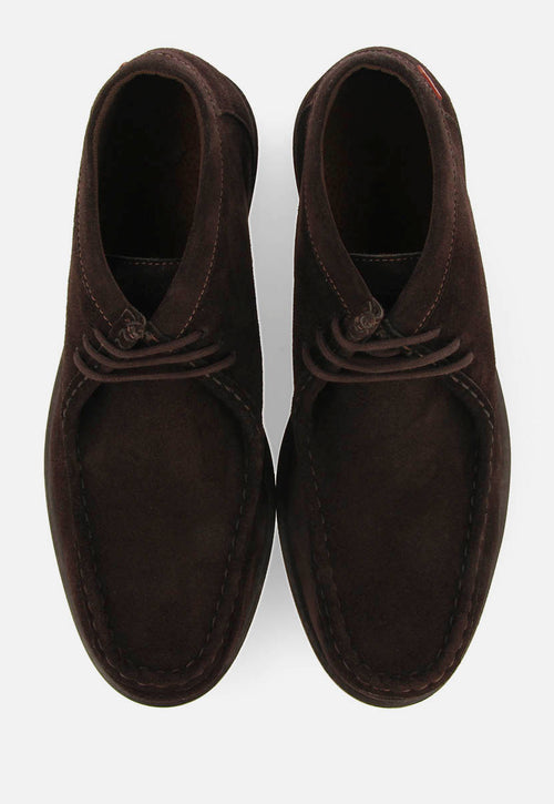 BOTAS DE COURO ESTILO WALLABEE BOYLSTON